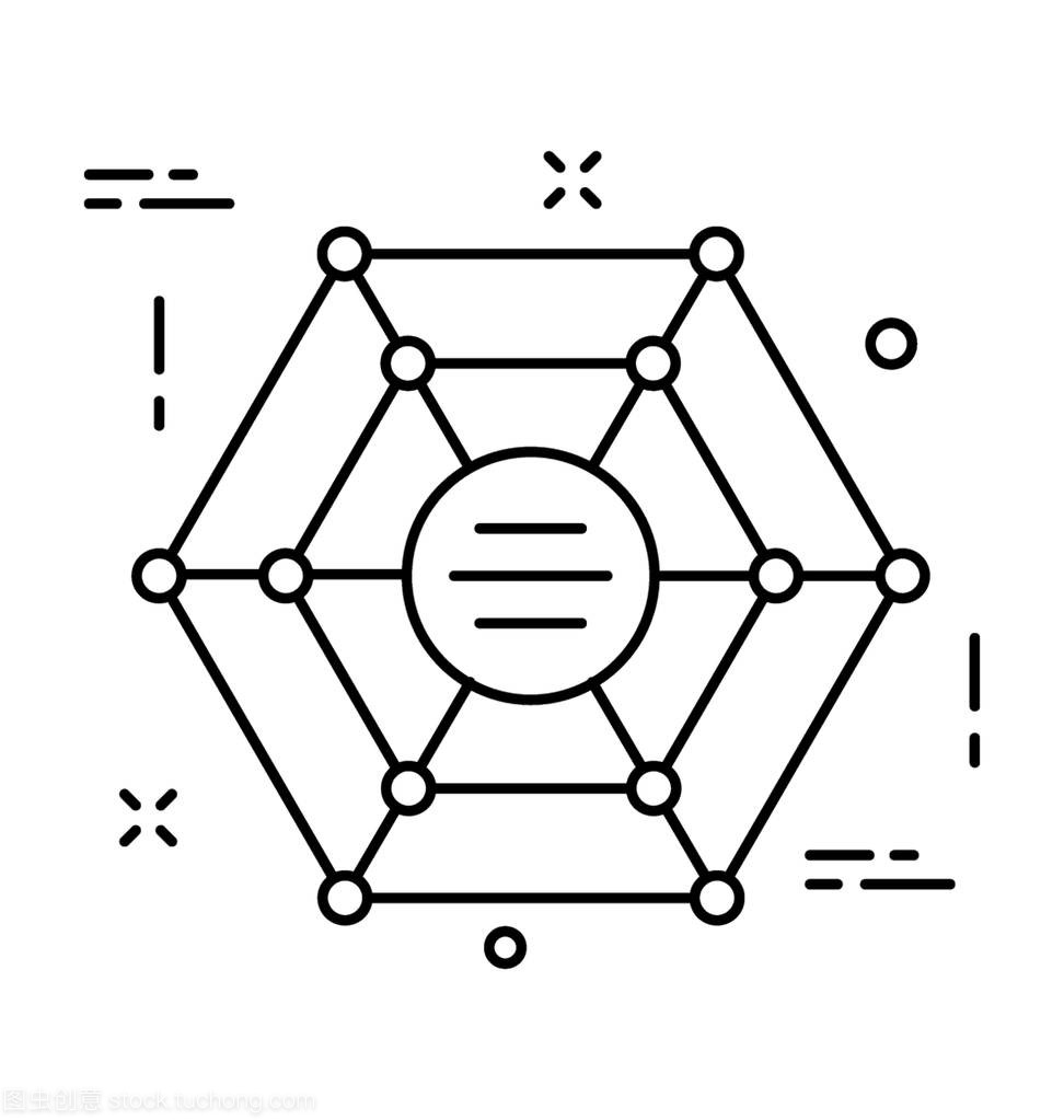 網(wǎng)絡(luò)線矢量圖標(biāo) 連接數(shù)字世界的簡約美學(xué)